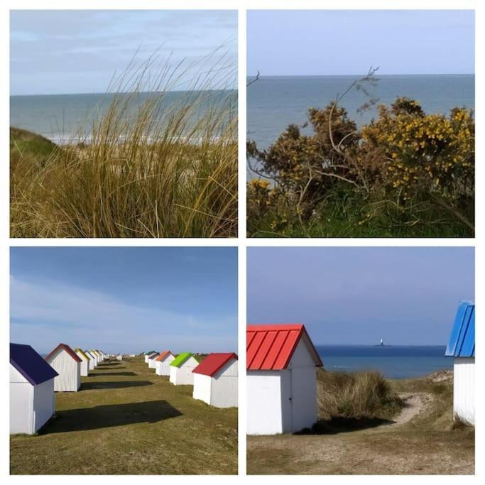 Maison Bord De Mer Individuel Gouville-sur-Mer Exteriör bild